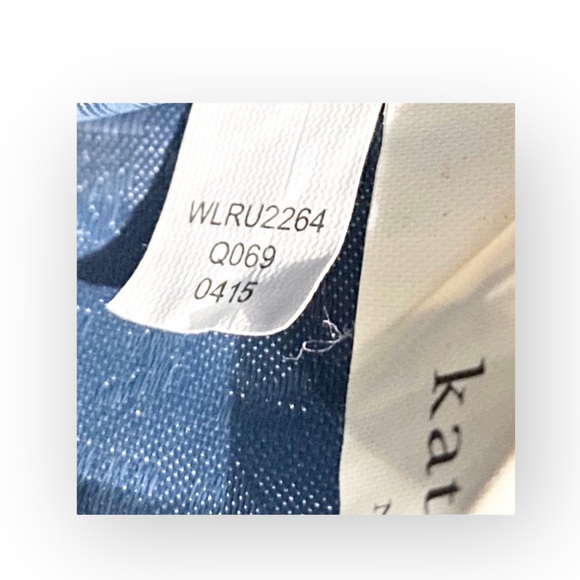 kate spade Neda Grey Street Continental Zip Around Wallet Card Slots Slate - Picture 12 of 16